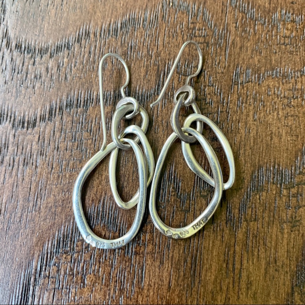 Silpada - Intertwined Oval Dangle .925